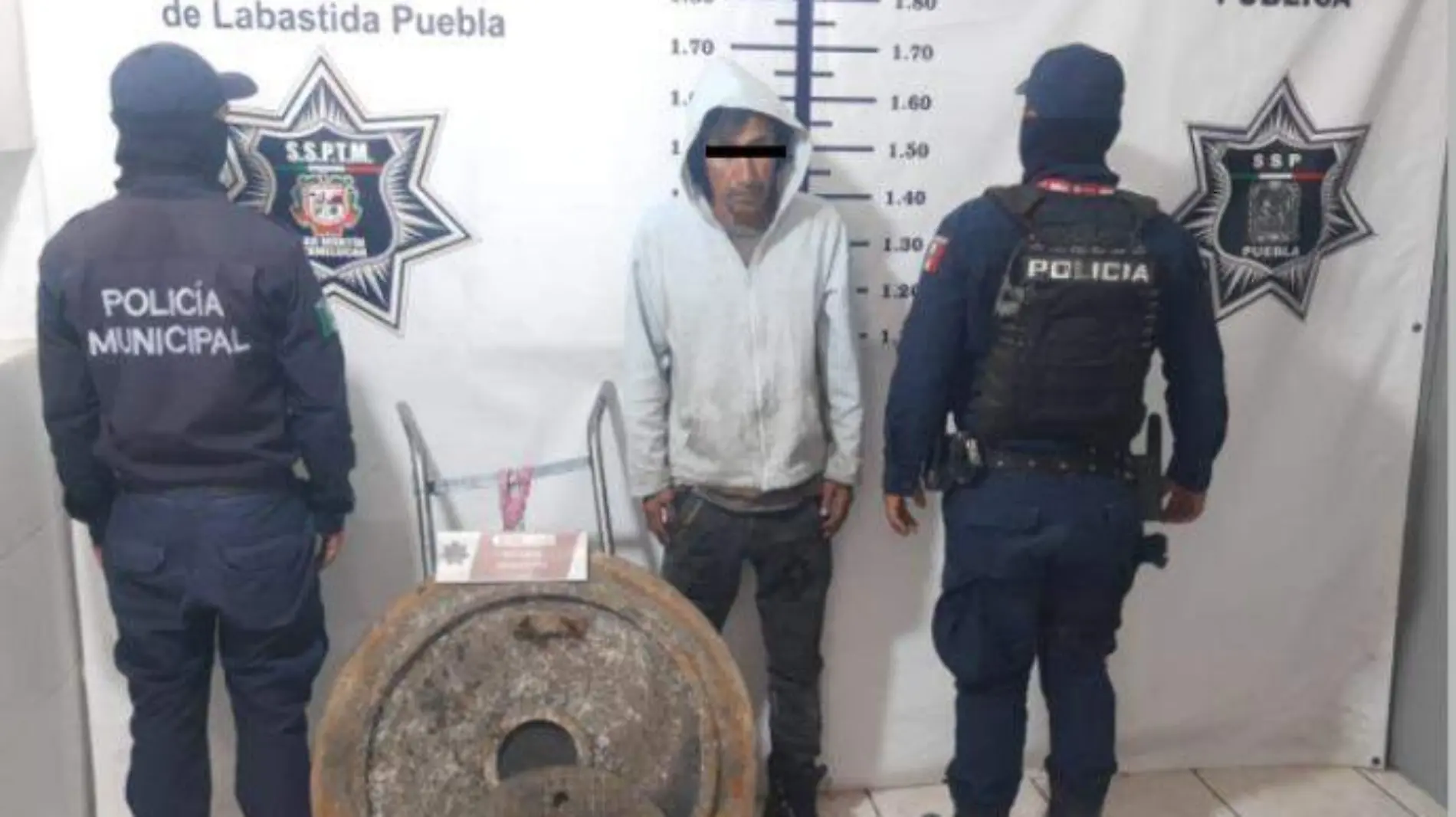 Detenido en Texmelucan por robo de registro